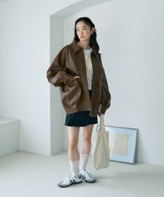 earth music&ecology 【セットアップ可】ビット付きミニスカート