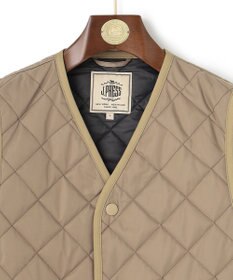 J.PRESS MEN メモリーツイルキルティングベスト