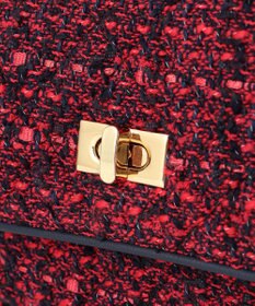 23区 GIOLICAツイード チェーンショルダーバッグ