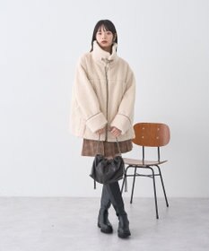 earth music&ecology 【セットアップ可】ビット付きミニスカート