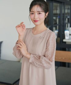 Tiaclasse レーススリーブワンピース