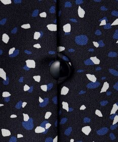 自由区 【XSサイズ～/洗える】フローイングドットプリント ワンピース