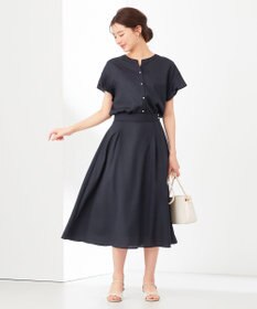 ANY SIS 【美人百花6月号掲載】スムージーポリエステル ブラウス