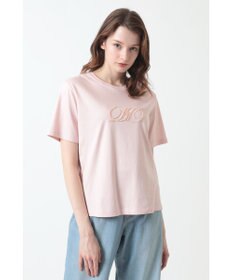 DAKS ロゴ スパンコール Tシャツ