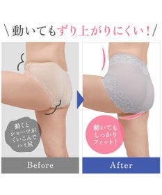 BRADELIS New York 【BRADELIS NewYork peace】おしりPラインラッピングショーツ24 深め お腹スッキリ 美尻メイク 補正下着 DB224201