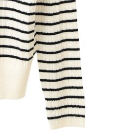 Green Parks プチケーブルクルーネックニットプルオーバー