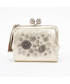 UNBILLION ペルケ perche / マルチスタッズがま口二つ折りウォレット