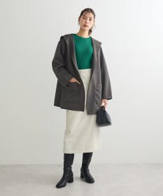 Green Parks プチケーブルクルーネックニットプルオーバー