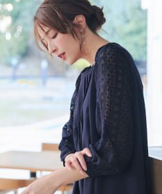 Tiaclasse レーススリーブワンピース