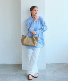 TOPKAPI 【TREASURE TOPKAPI】ソフトレザー センターステッチ 2way トートバッグ