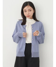 earth music&ecology いろいろ釦クルーネックカーディガン