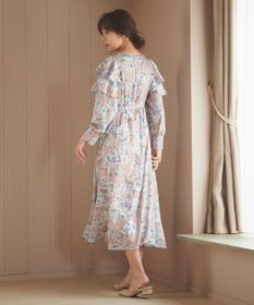 Feroux 【洗える】フラワープリント ワンピース