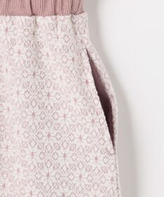 組曲 KIDS 【110-140㎝】 フロストフラワージャガード ワンピース