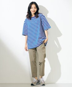 SHARE PARK MENS 【UNISEX】UVカット ボーダーロゴTシャツ