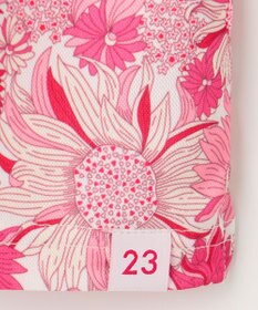 23区GOLF 【WOMEN】【UVケア/吸水速乾】スプリングフラワー柄 半袖ポロシャツ