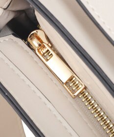 YECCA VECCA パールチャーム付きリボンベルトバッグ