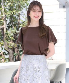 ANY SIS L 【接触冷感】360°好印象フリルスリーブ カットソー