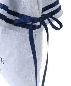 Maison de FLEUR ラインリボンジャカードトートバッグ