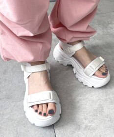 WEGO 【S～XLサイズ】厚底ダッドスポーツサンダル