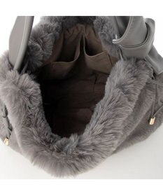 UNBILLION cachecache リボンハンドルエコファードロストバッグ