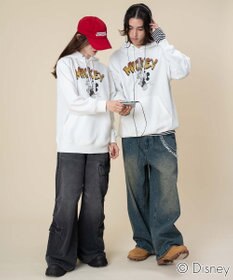 WEGO 【ユニセックス着用ITEM/25年秋冬新作】DISNEYグラフィックプルオーバー