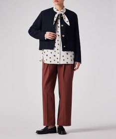 Paul Smith ツイード ノーカラー ジャケット