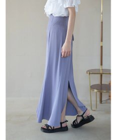 earth music&ecology バックレースサイドリブマーメイドスカート