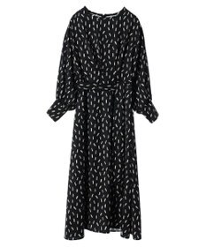 Green Parks armonia．スクエアドットプリントタックワンピース