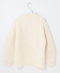 23区 【23区 lab.】ワッフル クルーネック ニット