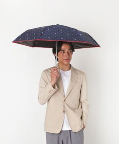 MOONBAT POLO RALPH LAUREN（ポロ ラルフローレン）晴雨兼用日傘 ドット 遮光率100% 遮熱 遮熱 UV