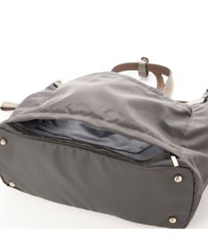 LA BAGAGERIE 【エコユース】ナイロン×型押しエナメル　2WAYミニトート
