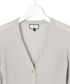 J.PRESS YORK STREET 【WOMEN】シアワイド リブカーディガン