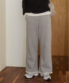 WEGO 【ANGIE VINTAGE/セットアップ対応】ワイドスウェットパンツ