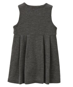 MIKI HOUSE HOT BISCUITS 【90-130cm】ポンチジャージ素材のジャンパースカート