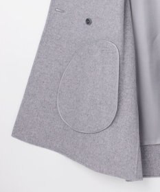 J.PRESS LADIES L ウールナイロンリバー テーラード コート