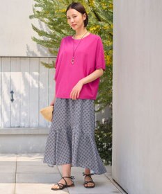 自由区 【好評につき新色追加・9色展開・洗える・XSサイズあり】クレープストレッチドルマン ニット