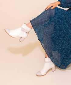 TOCCA RIBBON SIDEGORE BOOTS リボンが外せる2WAYブーツ