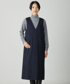 J.PRESS LADIES L ツムギートflannel ジャンパースカート