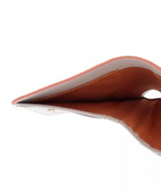 LANVIN en Bleu リム 二つ折りコンパクト財布