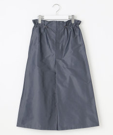 J.PRESS LADIES L 【洗える】シャンブレータフタ  ナロー スカート
