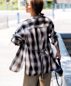 UNFILO レギュラーカラー ポプリンシャツ