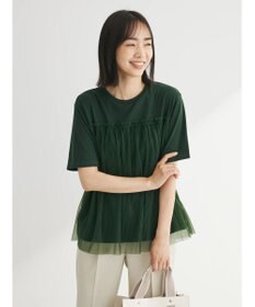 Green Parks プリーツチュールドッキングプルオーバー