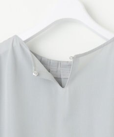 ANY SIS 【洗える】フロントタックノーブル ブラウス