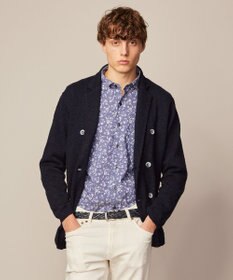 JOSEPH ABBOUD 【イタリア糸使用】コットンスラブ ニット ジャケット