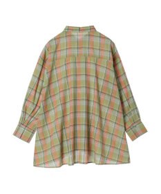 Green Parks チェック柄シャツチュニック