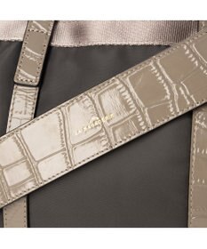 LA BAGAGERIE 【エコユース】ナイロン×型押しエナメル　2WAYミニトート