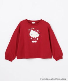 ANY KIDS 【ハローキティ×ANY KIDS】アップリケ 長袖Tシャツ