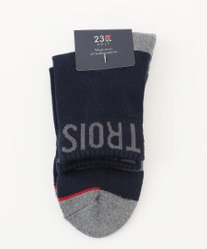 23区GOLF 【WOMEN】ロゴラインハーフソックス 15cm