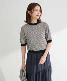 Green Parks ・ｓｗｉｎｇ　ｂｙ　マルチカラージャカードニット