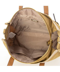 LA BAGAGERIE 【エコユース】ナイロン×型押しエナメル　2WAYミニトート